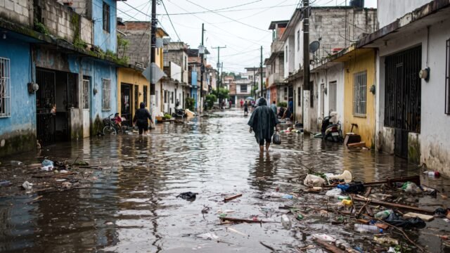 Conmemoran un año de la inundación en Poza Rica sin muro de contención en el río Cazones