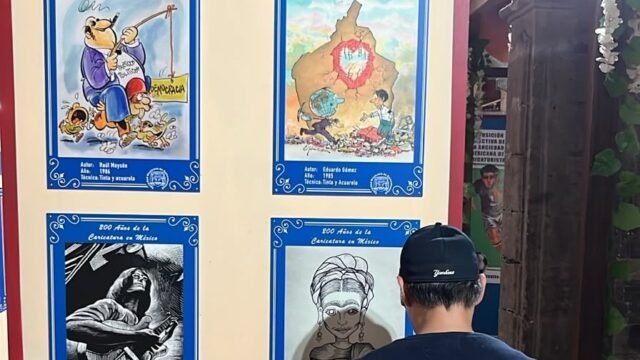 Cuatro caricaturistas chiapanecos participarán en exposición por 200 años en Ciudad de México