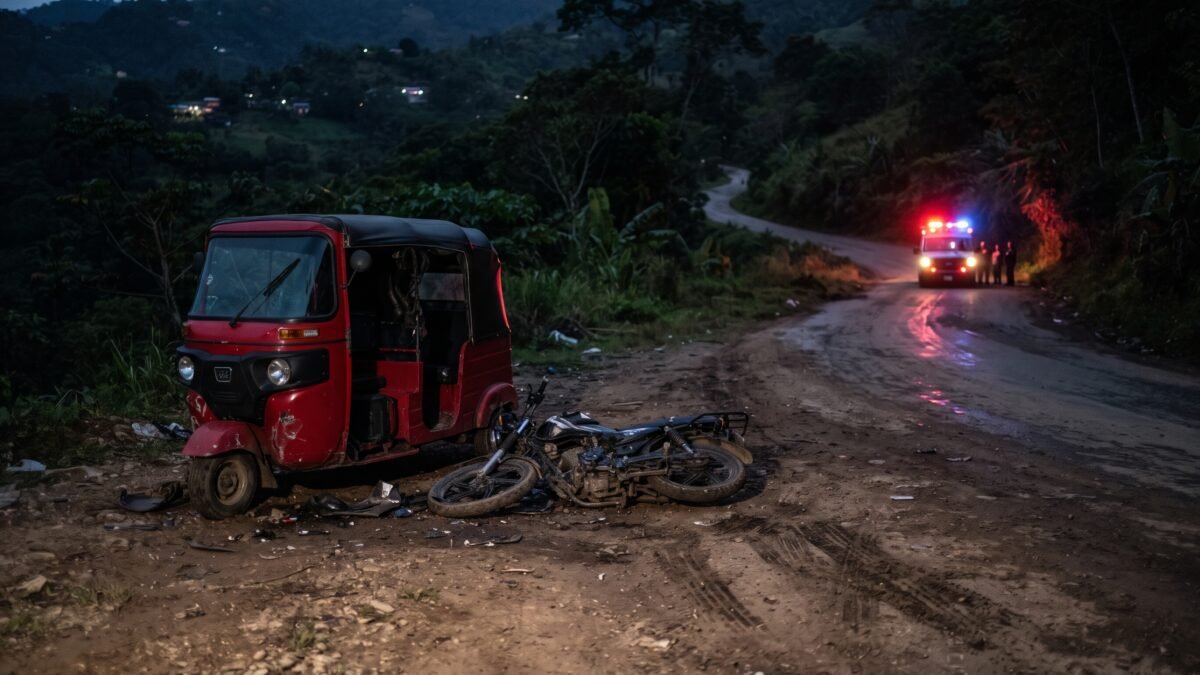 De frente y sin freno: mototaxi y moto chocan en Villaflores y mandan a tres al hospital