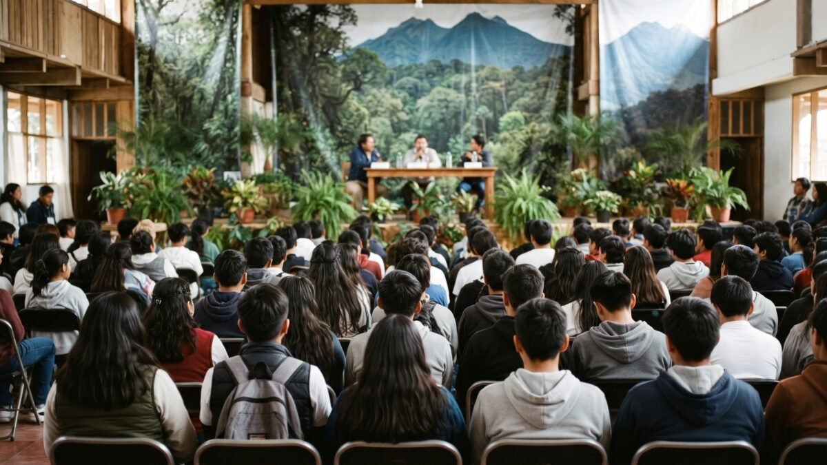 Defienden a la Madre Tierra: jóvenes indígenas abren la Segunda Academia Climática en San Cristóbal