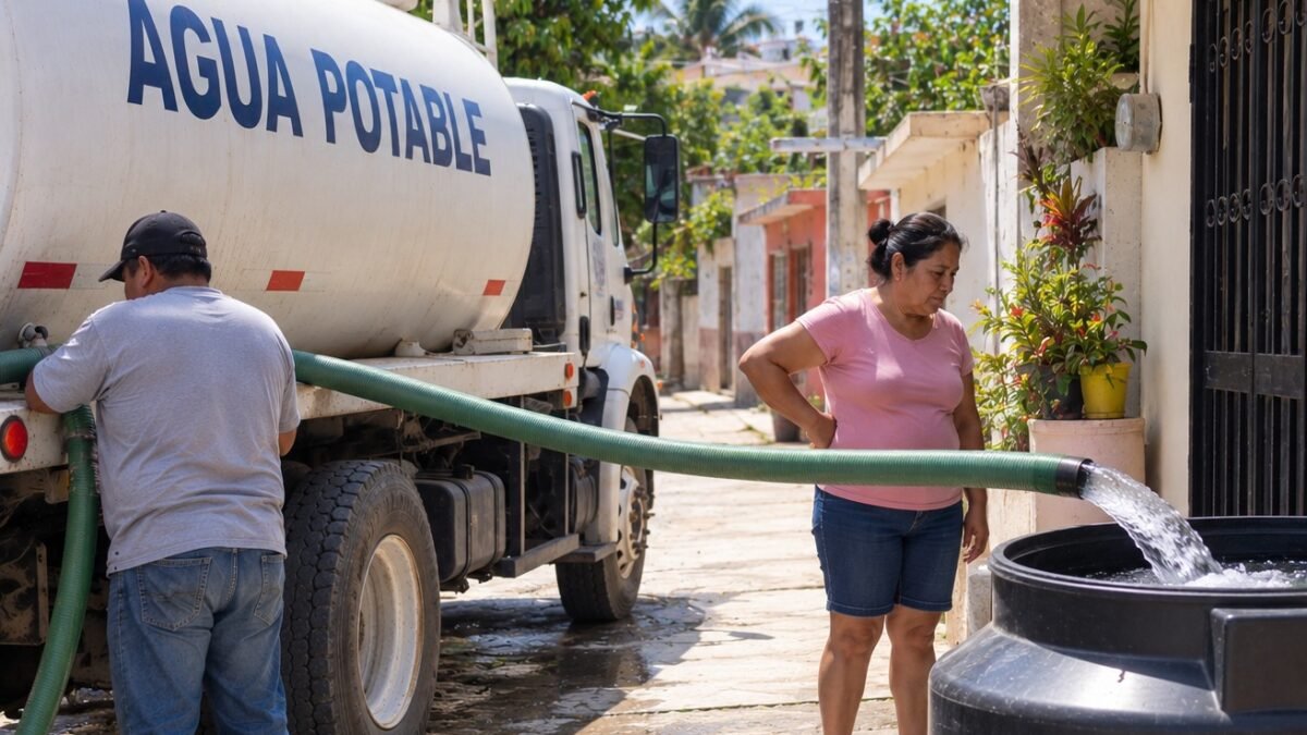 Denuncian 10 días sin agua potable en Nicatán y colonias de Tonalá