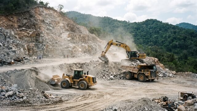 Denuncian a delegado de Gobierno por extracción de piedra en cerros de Copainalá