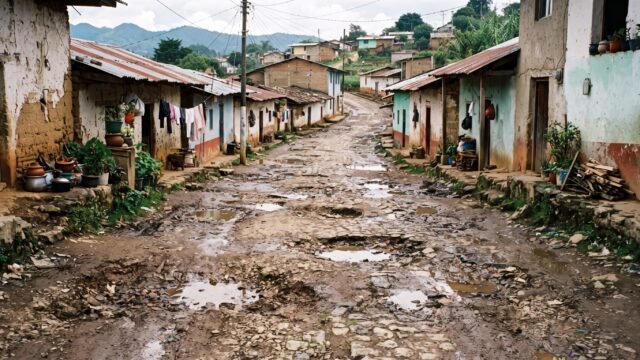 Denuncian deterioro en pavimentación de 4 millones en Huixtla a dos meses de entrega