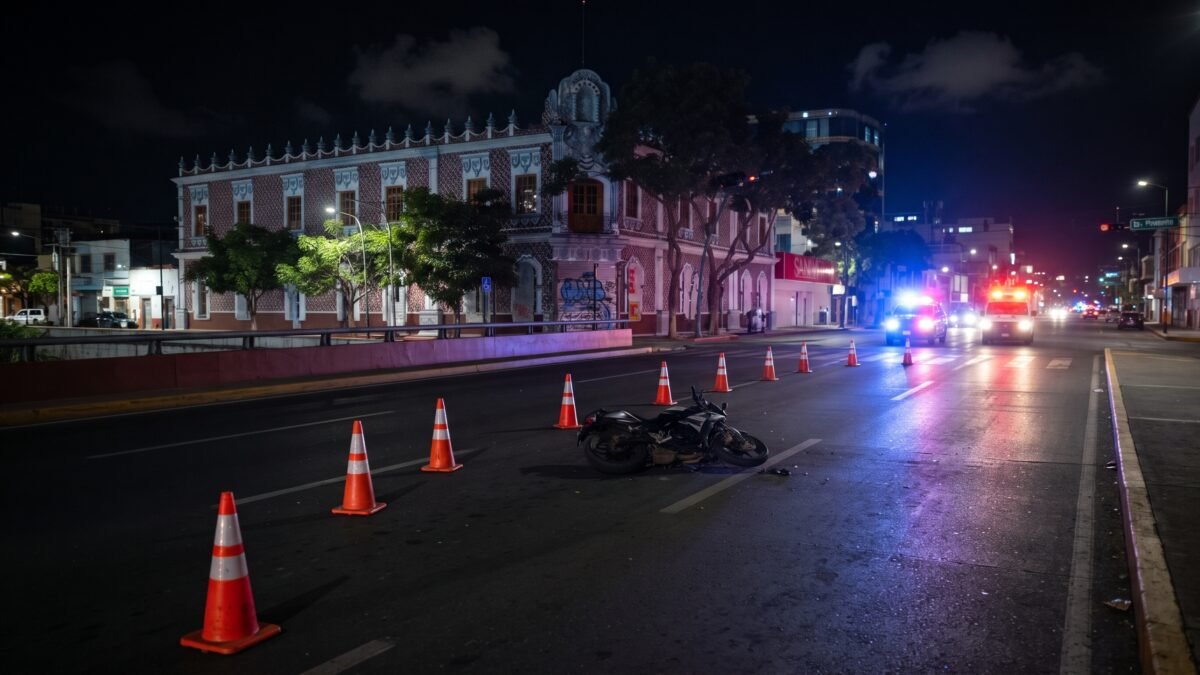 Derrapan en el Libramiento Sur: dos motociclistas terminan graves tras perder el control en Tuxtla