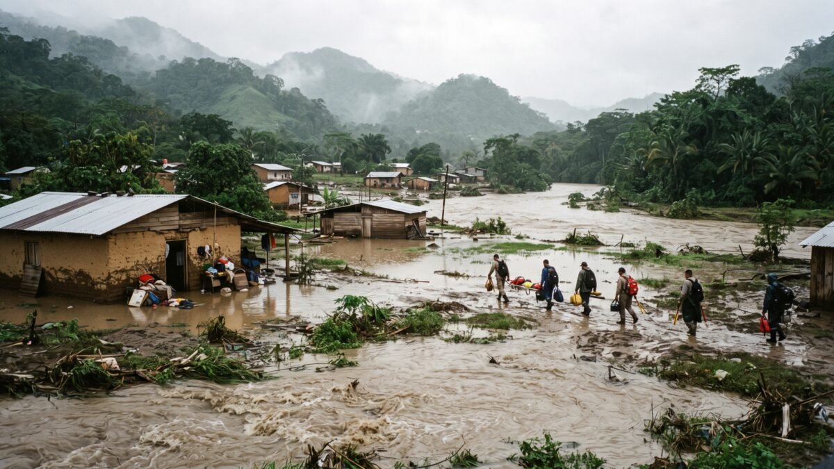 Desbordamiento de río en Mesbiljá, Oxchuc, deja un muerto y daños materiales