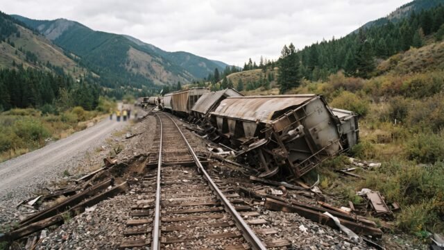 Descarrila tren de carga en Tonila, Jalisco, y mueren dos elementos de la Guardia Nacional