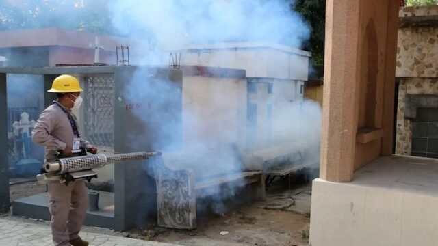 Despliegan 478 brigadistas en 250 panteones de Chiapas: agua no, arena sí contra el dengue