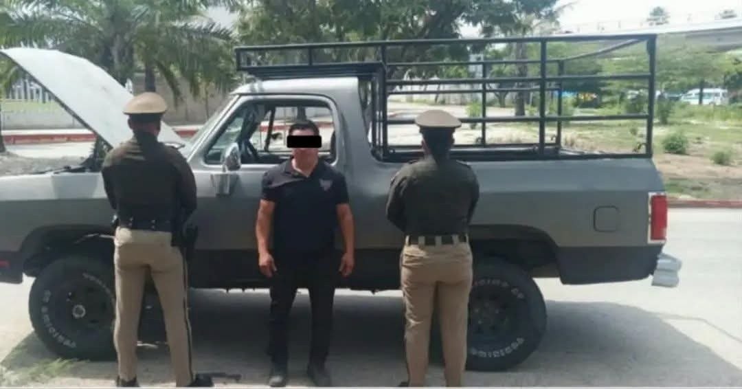 Detienen a conductor con camioneta con reporte de robo en Tuxtla Gutiérrez
