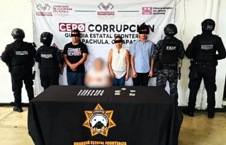 Detienen a cuatro en Tapachula por drogas e investigan vínculo con desaparición