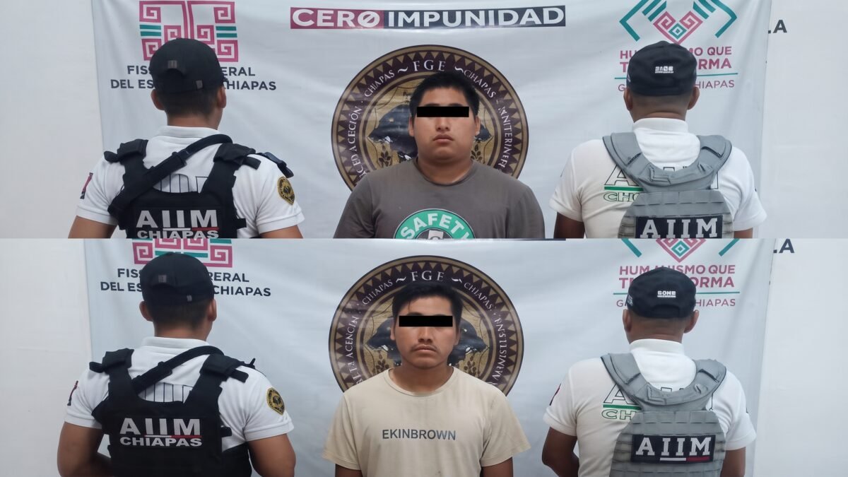 Detienen a dos hombres por ataque armado contra dos personas en Escuintla