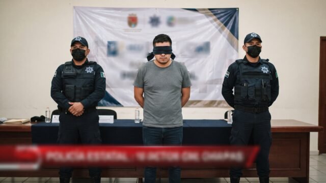 Detienen a hombre con 17 bolsitas de presunto cristal en el barrio San Roque de Tuxtla