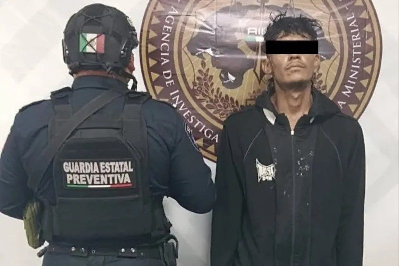 Detienen a hombre por presunto robo de cable de Telmex en Tuxtla Gutiérrez