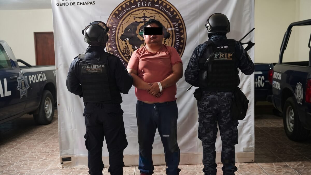 Detienen a presunto responsable de ataque armado en Ribera Las Flechas, Chiapa de Corzo