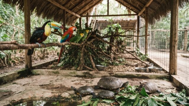 Detienen a tres personas por presunta venta de fauna silvestre en Chiapas