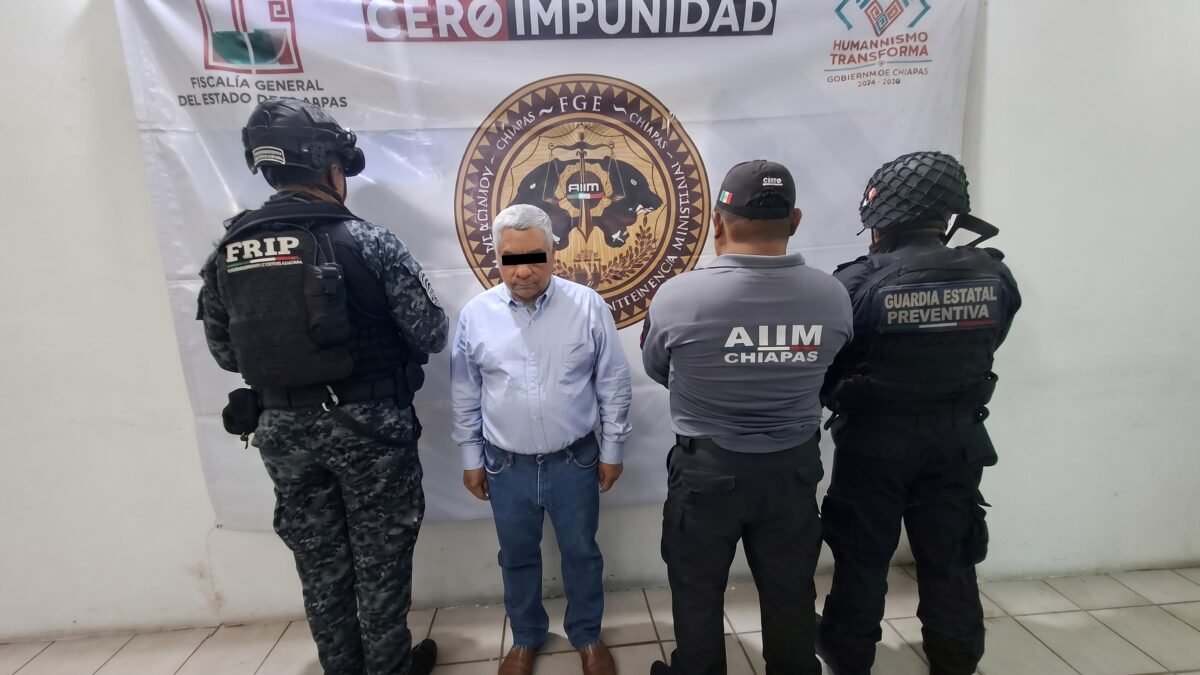 Detienen en Comitán a hombre por presunto fraude de 2.5 millones en venta de maquinaria