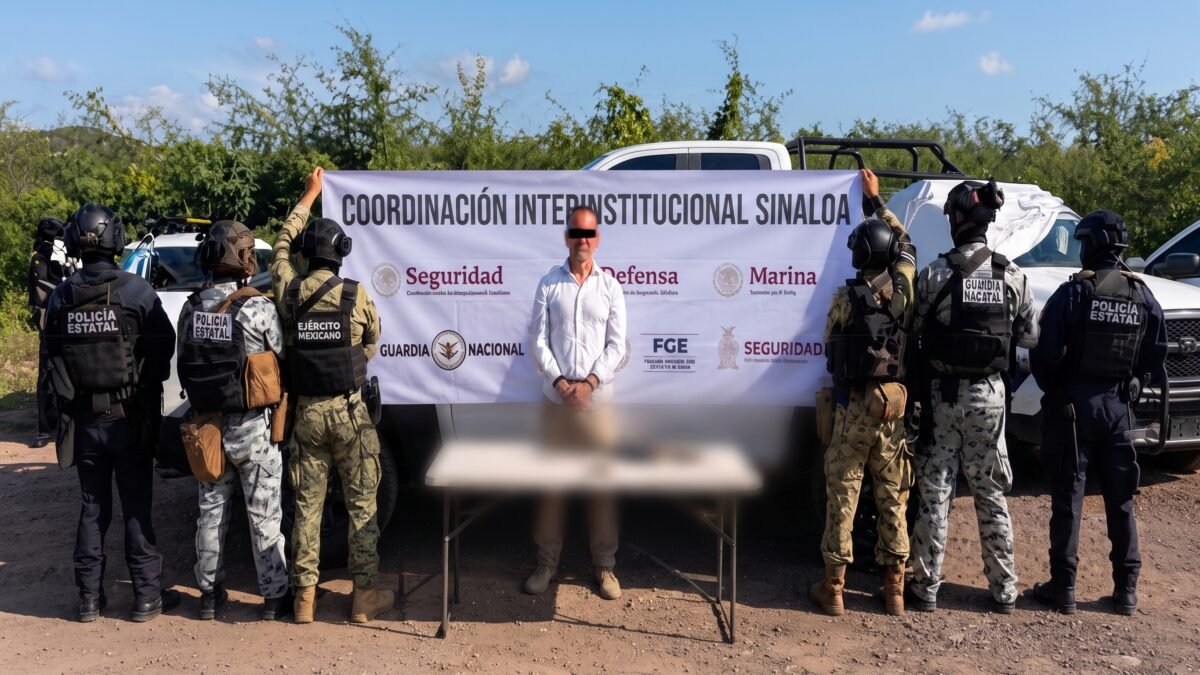 Detienen en Mazatlán a presunto operador del Cártel del Pacífico requerido por Estados Unidos