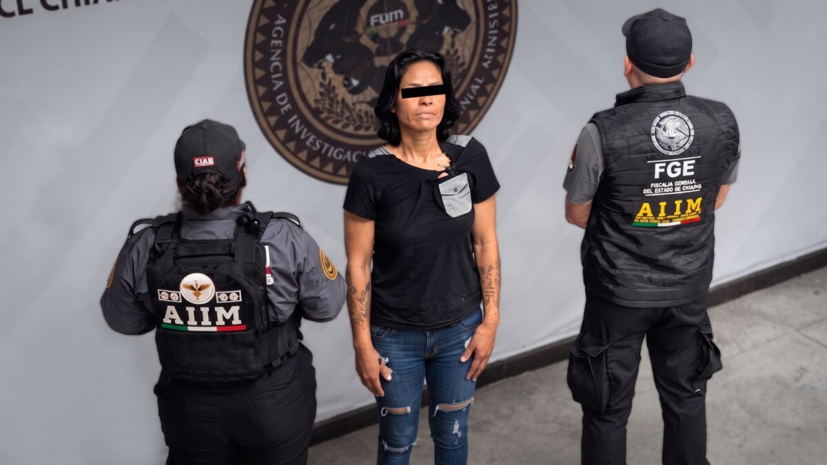Detienen en Monterrey a mujer buscada por secuestro en San Fernando, Chiapas