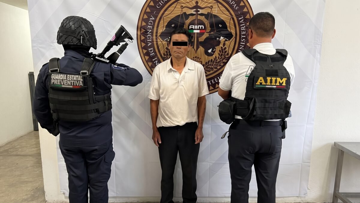 Detienen en Siltepec a hombre por presunta violencia familiar agravada