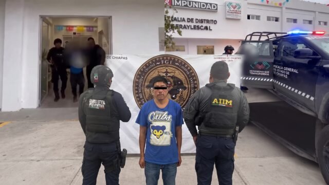 Detienen en Siltepec a hombre por presunta violencia familiar contra una mujer