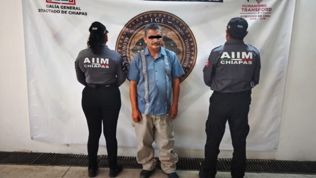 Detienen en Tapachula a hombre acusado de agresión a menor en 2024