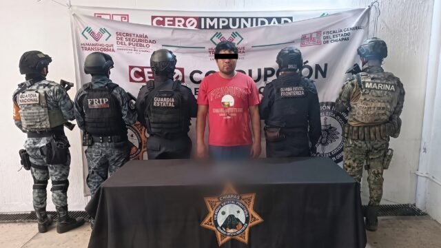 Detienen en Tapachula a hombre con ocho dosis de presunto cristal