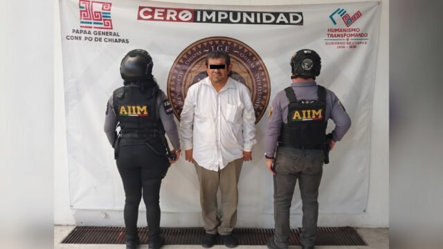 Detienen en Tapachula a Hugo N. por presunta agresión contra una menor