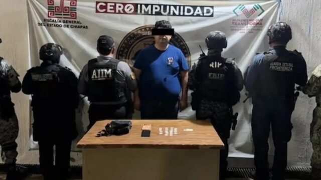 Detienen en Tapachula a presunto operador del Cártel del Pacífico con cocaína