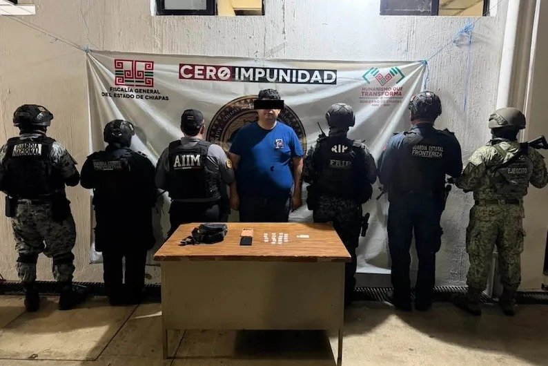 Detienen en Tapachula a presunto operador del Cártel del Pacífico