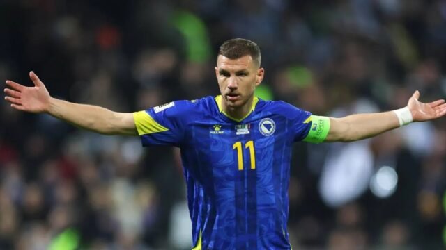 Edin Dzeko se despide de la selección de Bosnia tras casi 20 años y 151 partidos