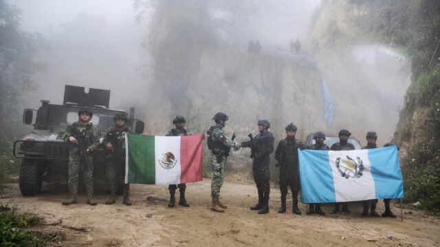 Ejércitos de México y Guatemala realizan patrullajes coordinados en Motozintla