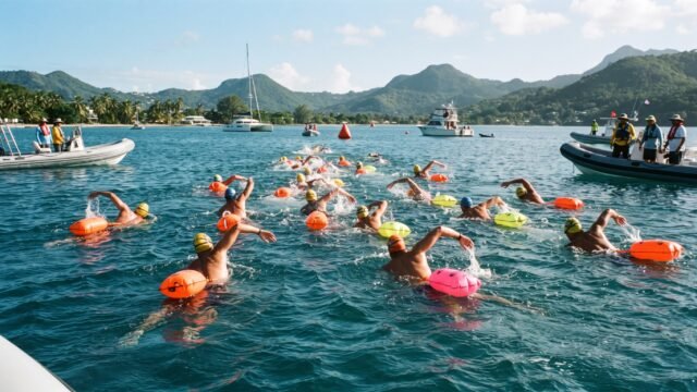 El Delfín de Chiapas consigue dos títulos en el Gran Retto de aguas abiertas en Huatulco