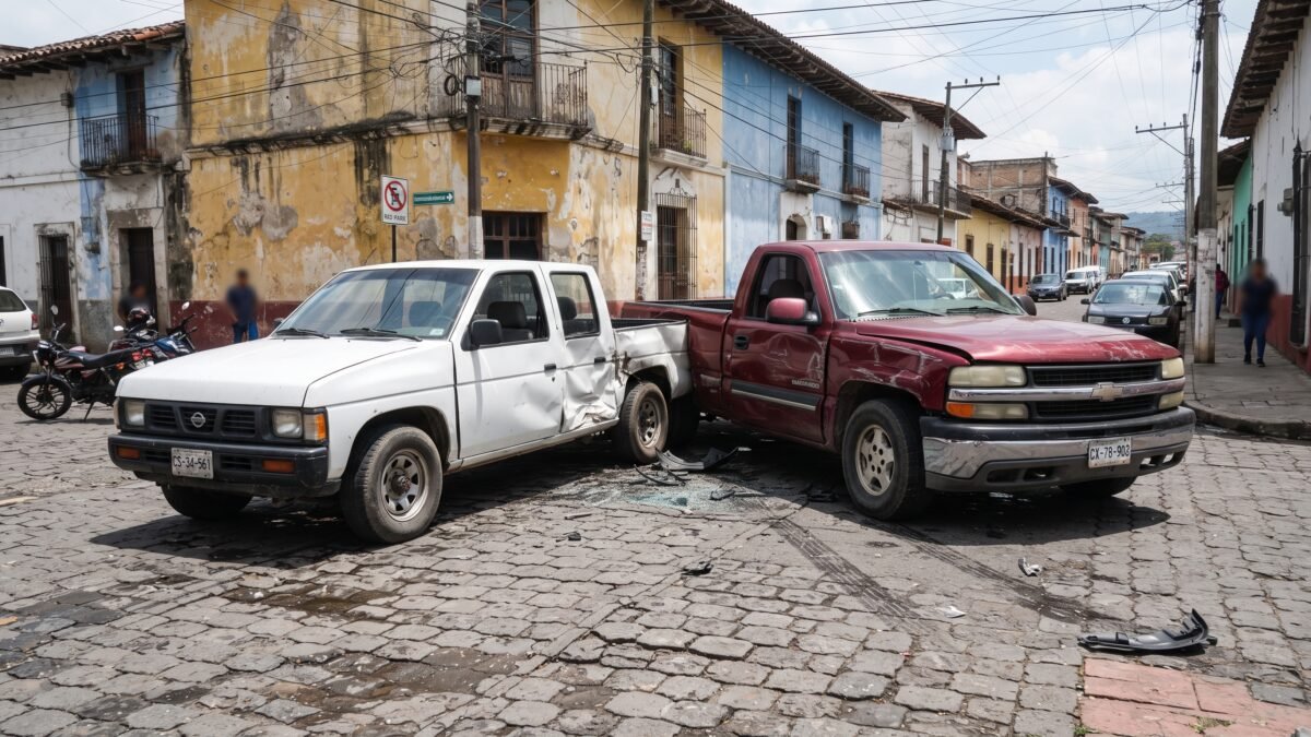 Empleado de agencia choca camioneta nueva durante prueba de manejo en Tapachula