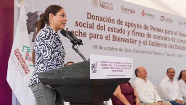 Entregan apoyos de Pemex por más de 100 millones de pesos en Juárez, Chiapas