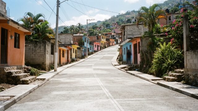 Entregan pavimentación de 1,284 metros en barrio Los Guayacanes de Cintalapa