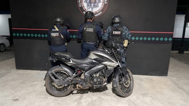 ¡Estaba mal parqueada y era robada!: aseguran moto chapina en Tapachula