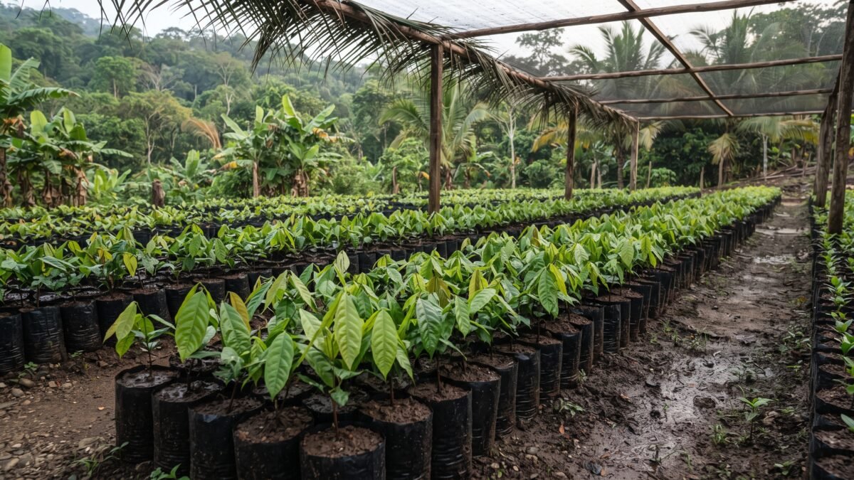 Establecen jardín clonal de cacao de alto rendimiento en Tapachula