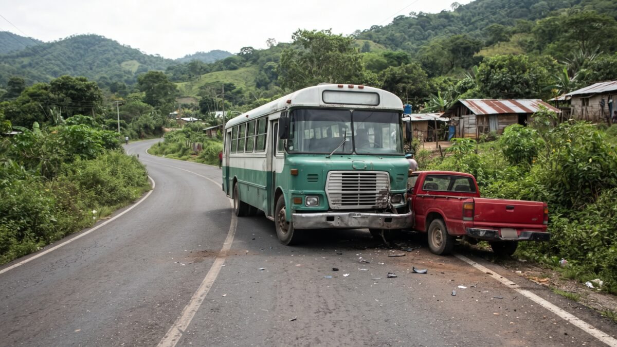 Estampa por detrás a pick up: colectivo Tuxtla-Soyaló deja dos heridos en Chiapa de Corzo