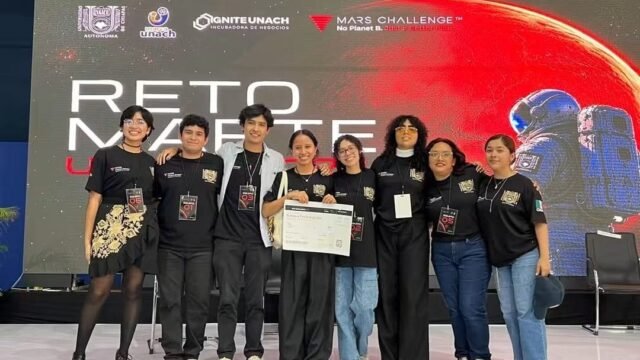 Estudiantes de la Unach ganan primer lugar en Reto Marte 2026 y viajarán a España