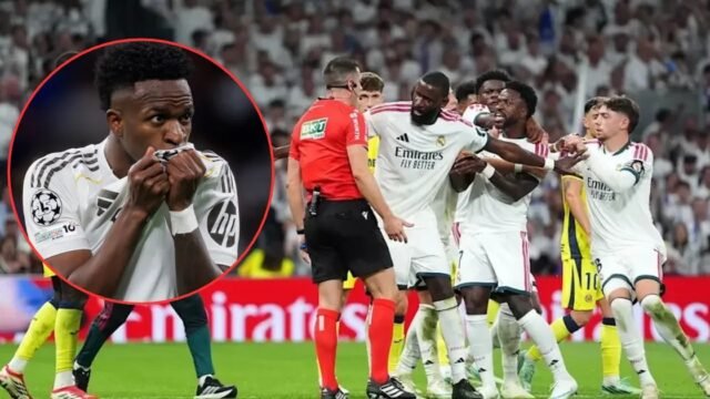 Expulsión de Vinícius ante Villarreal lo deja en riesgo de perderse el Clásico