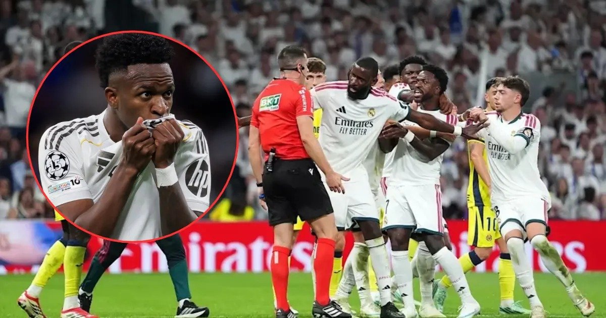 Expulsión de Vinícius ante Villarreal lo deja en riesgo de perderse el Clásico
