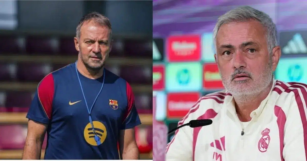 Flick frena a Mourinho antes del clásico: no cae en polémicas y se enfoca en el Barcelona