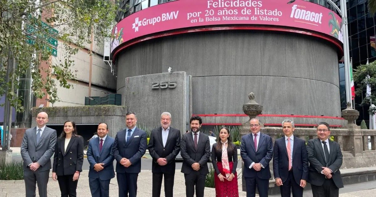 Fonacot cumple 20 años como emisor en la Bolsa Mexicana de Valores