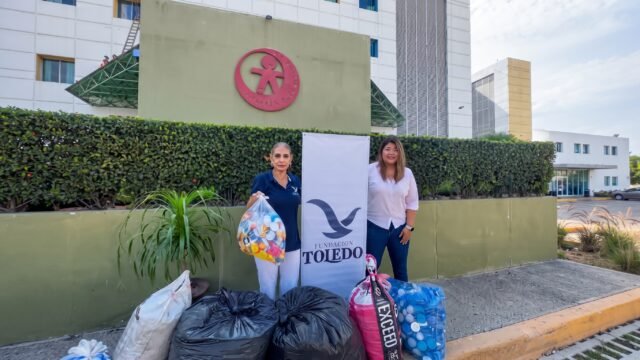 Fundación Toledo entrega tapitas para niños con cáncer en hospital de Tuxtla