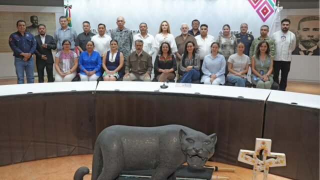 Hernández Bielma encabeza sesión para atender desplazamiento interno en Chiapas