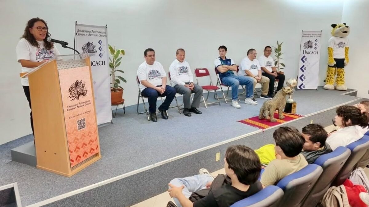 Inaugura Fanny López Jiménez el Torneo Interfacultades Unicach 2026 con 600 estudiantes
