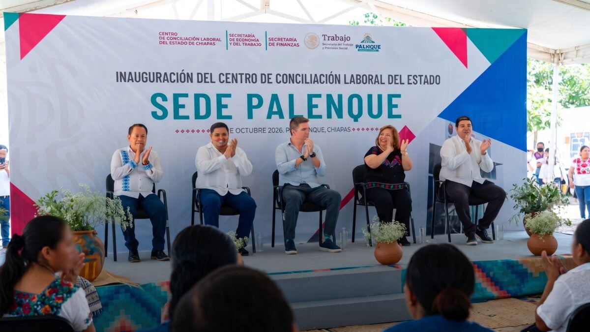 Inauguran en Palenque oficinas del Centro de Conciliación Laboral del estado