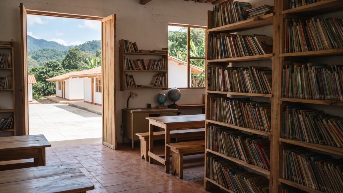 Inifech inaugura biblioteca y dos aulas en Ocuilapa, Ocozocoautla