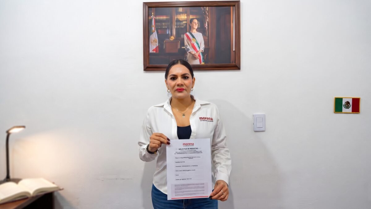Ivonne García se registra por la coordinación de Morena en Ocozocoautla