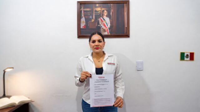 Ivonne García se registra por la coordinación de Morena en Ocozocoautla
