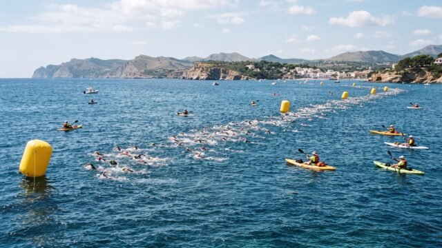 Jaguares Unicach coloca cuatro nadadores en top 10 de aguas abiertas en Huatulco